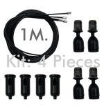 Copy of suspension kit for led luminaire 1 meter (1)