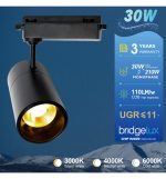 Copy of track light 30w paris white single circuit bridgelux chip ugr11 24º (1)