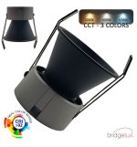 Downlight led 6w 9w 12w lumis bridgelux chip ugr11 3cct cri 92 interchangeable front (5)