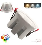 Downlight led 6w 9w 12w luxury white bridgelux chip ugr11 3cct cri 92 (1)