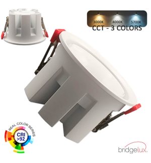 Downlight led 6w 9w 12w luxury white bridgelux chip ugr11 3cct cri 92 (1)