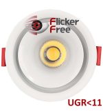 Downlight led 6w 9w 12w luxury white bridgelux chip ugr11 3cct cri 92 (6)