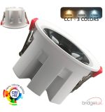 Downlight led 6w 9w 12w luxury white bridgelux chip ugr11 3cct cri 92 (9)