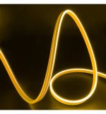 Flexible neon led 24v 13wm 50m coil special for signage 6x12mm cut every 1cm lemon yellow