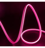 Flexible neon led 24v 13wm 50m coil special for signage 6x12mm cut every 1cm pink
