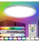 Led ceiling light 18w rgbcct control remoto chip lumileds (1)