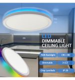 Led ceiling light 18w rgbcct control remoto chip lumileds (2)