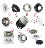 Led module 15w gu10 mr16 for ring downlight cri92 ugr13 (3)