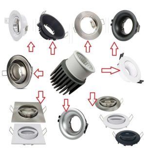 Led module 15w gu10 mr16 for ring downlight cri92 ugr13 (3)