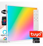 Led panel 60x60 dimmable 40w cct rgb smart google alexa