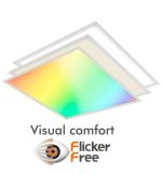 Led panel 60x60 dimmable 40w cct rgb smart google alexa (5)