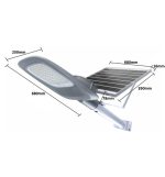 Led solar street light sunlight pro400 smd5050 160 lmw remote control 70ºx140º ip65 (2)
