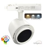 Led tracklight single phase rails 40w 34w rome adjustable optics ugr13 cct