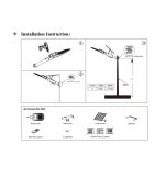 Sunlight pro200 led solar street light smd5050 160 lmw remote control 70º×140º ip65 (6)