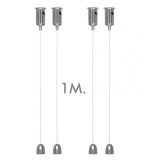 Suspension kit for led luminaire 1 meter