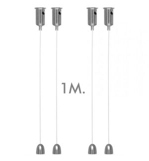 Suspension kit for led luminaire 1 meter