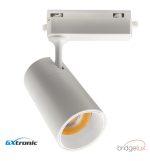 Track light 30w paris white single circuit bridgelux chip ugr11 24º (1)
