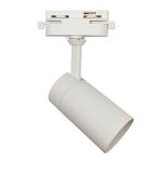 Track light borne white for gu10 lamp single phase