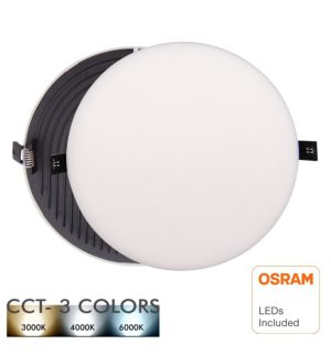 Downlight led 24w frameless quasar osram chip duris e 2835 cct