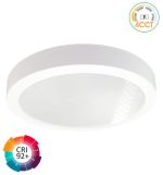 Led ceiling surface round 24w 4cct ugr19 smd2835 140lmw cri92