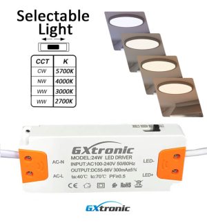 Led ceiling surface round 24w 4cct ugr19 smd2835 140lmw cri92 (2)