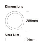 Led ceiling surface round 30w 4cct ugr19 smd2835 140lmw cri92 (2)