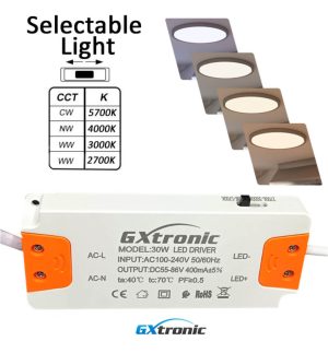 Led ceiling surface round 30w 4cct ugr19 smd2835 140lmw cri92 (3)