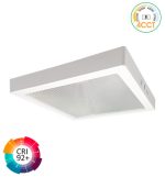 Led ceiling surface square 24w 4cct ugr19 smd2835 140lmw cri92