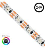 Led strip 24v rgbic digital smd5050 5m 60ledm 12wm ip20