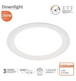 Ugr19 osram 16w circular downlight chip cct (2)
