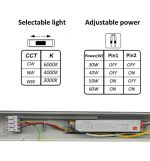 Waterproof led light 60w gxtronic 150cm smd2835 osram chip 3cct ip66 (1)