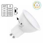 Dicroica LED 6W GU10 110° 4CCT OSRAM CHIP DURIS E