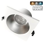 Foco Downlight LED Cuadrado 30W GXtronic 3CCT CRI+92 IP65 Corte Ø145mm (1)
